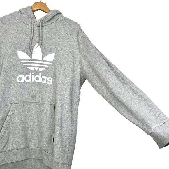 Adidas Adicolor Classic Trefoil Hoodie Sweatshirt - Picture 9 of 11